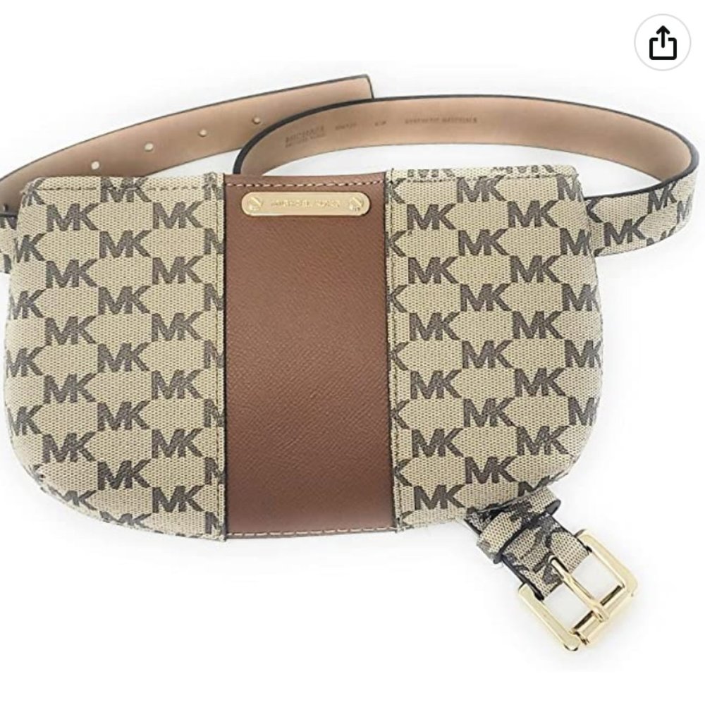 Michael Kors Women's Belt Bag, Brown/Acorn, Small/Medium